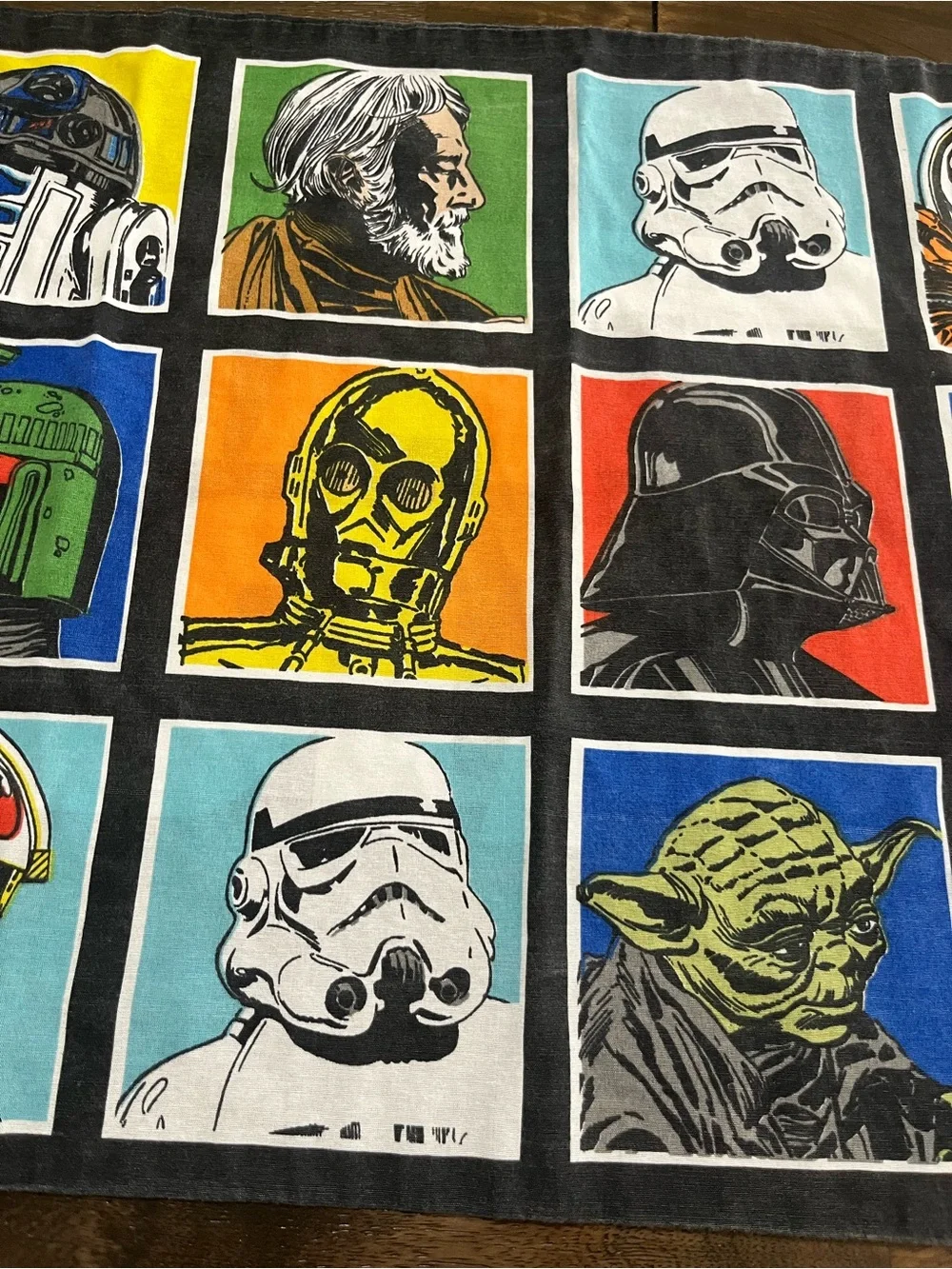 Star Wars Darth Vader C3PO Boba Fett Yoda R2D2 Luke Standard Vintage Pillowcase